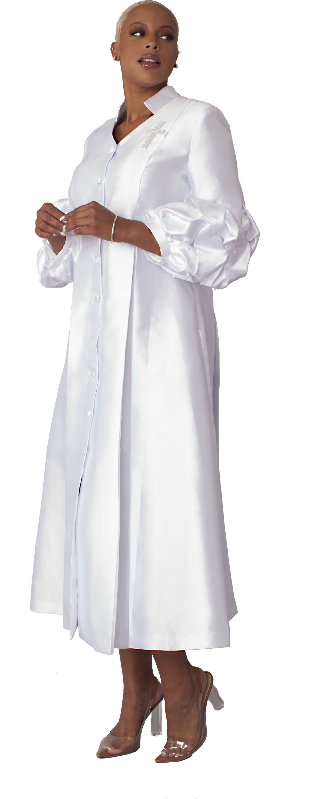 Women’s Plus Size Modern Cassock Robe -4730W