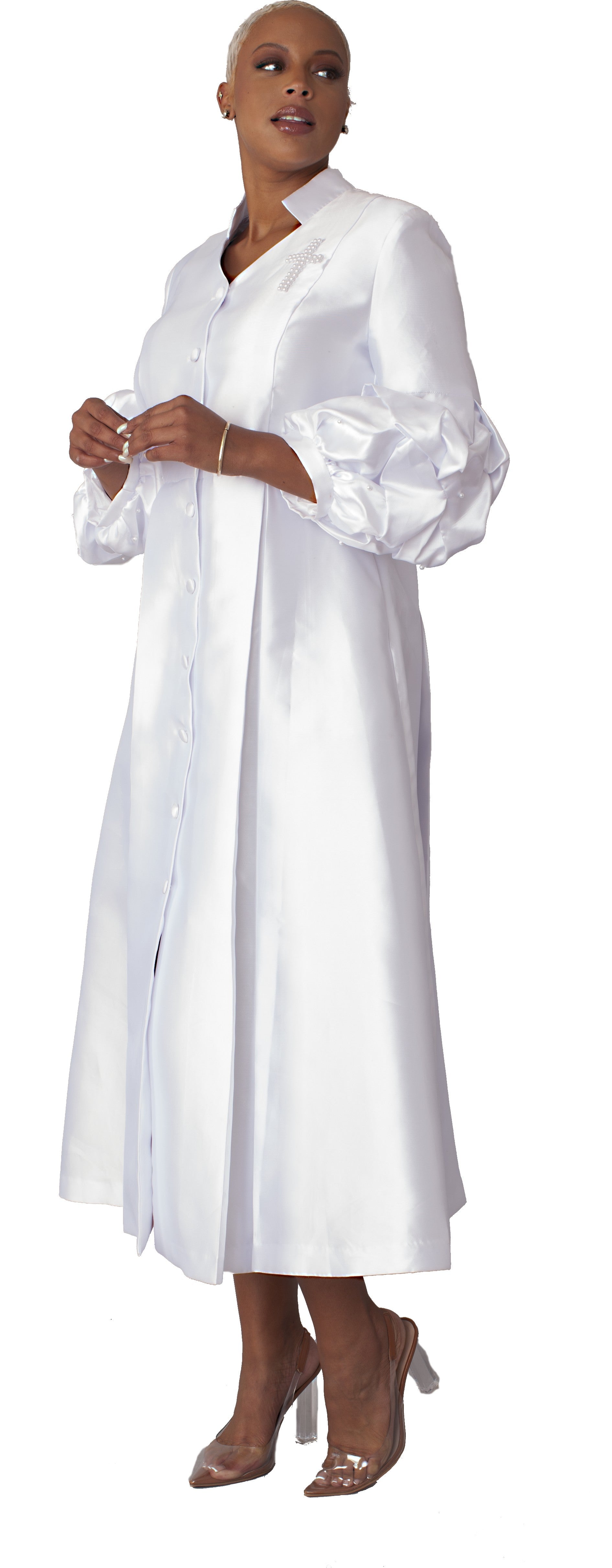 Women’s Plus Size Modern Cassock Robe -4730W